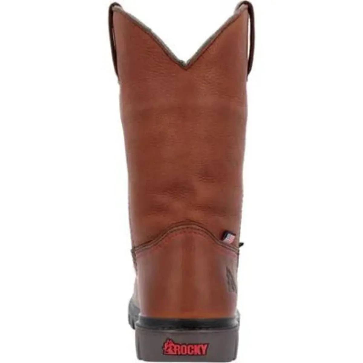 Rocky Usa Worksmart Men's Waterproof Composite Toe Boots Rkk0402 In Brown
