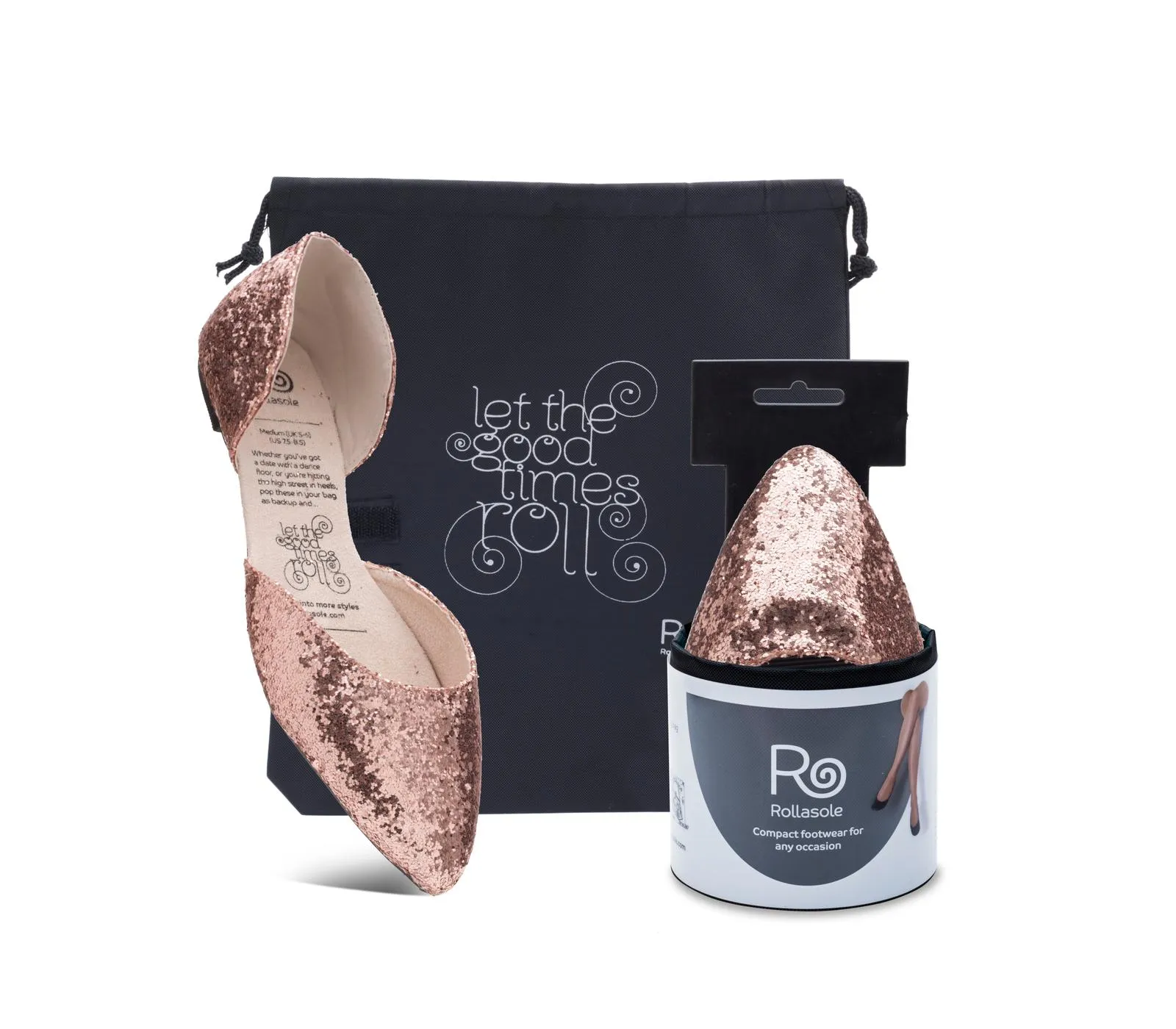 Rollasole Sparkling Rose' Flats