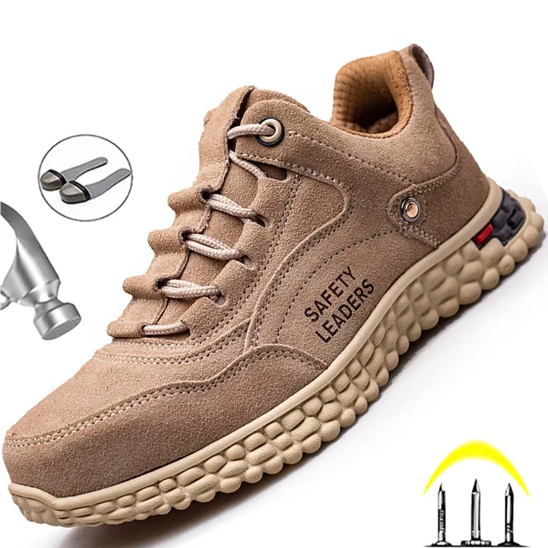 Safety Boots Steel Toe Shoes Men Work Shoes Security Boots