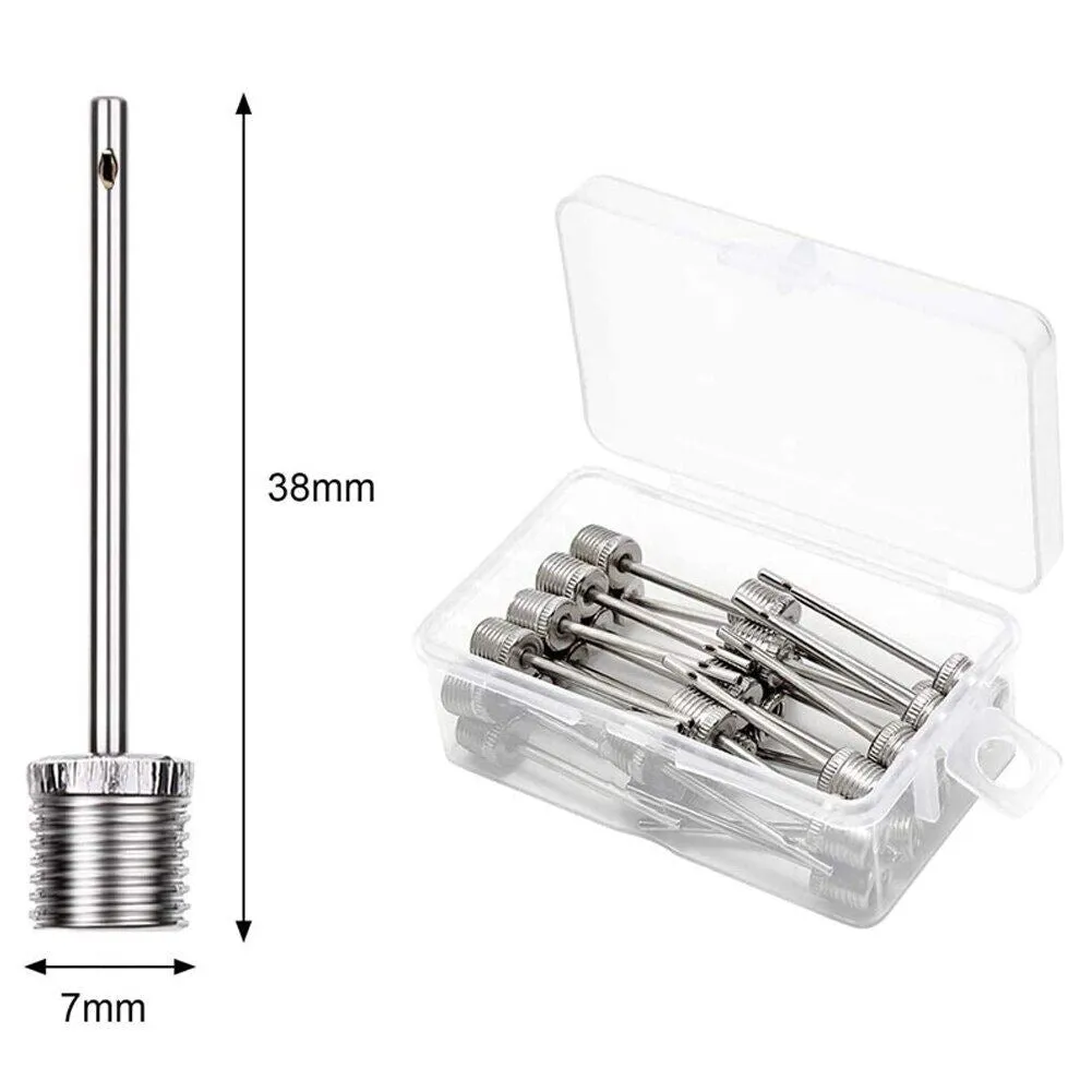 (Set of 30) Stainless steel ball valve needle valve adapter for air pump - silver