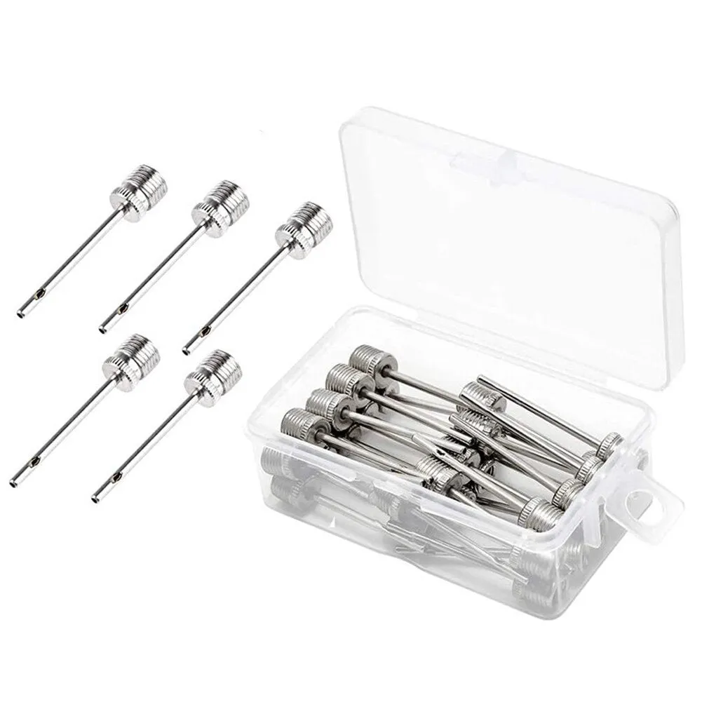(Set of 30) Stainless steel ball valve needle valve adapter for air pump - silver