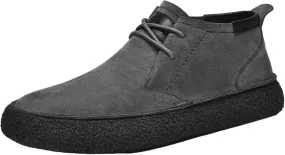 SywzX&xfybz Cow Suede Men's Casual Loafers Anti Slip Soft Soled Driving Shoes Men's Leather Shoes