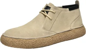 SywzX&xfybz Cow Suede Men's Casual Loafers Anti Slip Soft Soled Driving Shoes Men's Leather Shoes