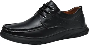SywzX&xfybz Men's Loafers Casual Leather shoes Soft Penny Loafers for Men Lightweight Driving Boat Shoes