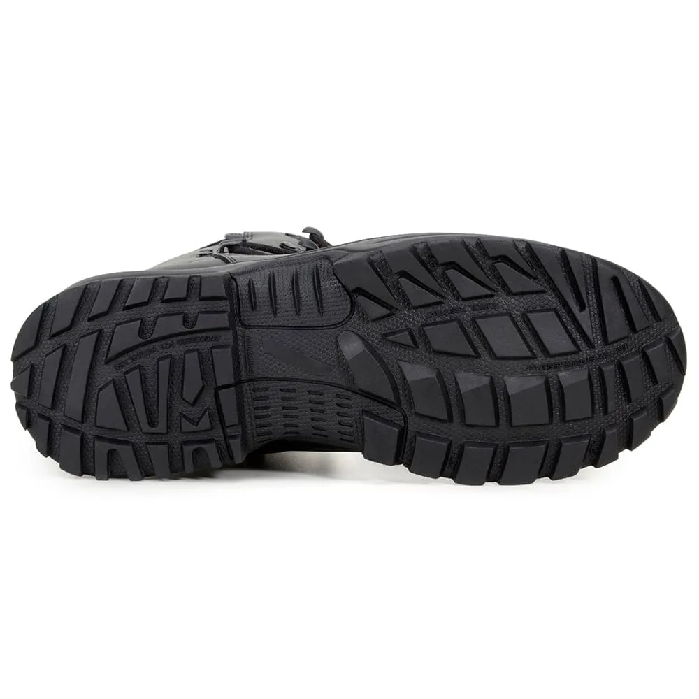Tactical Boots Action Black Synthetic Microfiber Lace