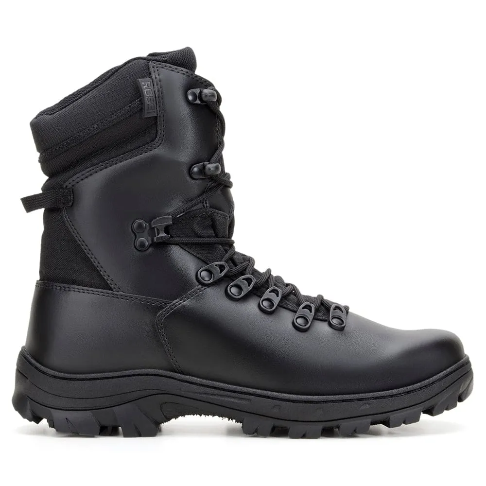 Tactical Boots Action Black Synthetic Microfiber Lace