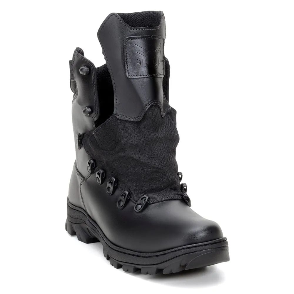 Tactical Boots Action Black Synthetic Microfiber Lace