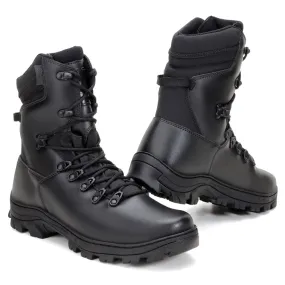 Tactical Boots Action Black Synthetic Microfiber Lace