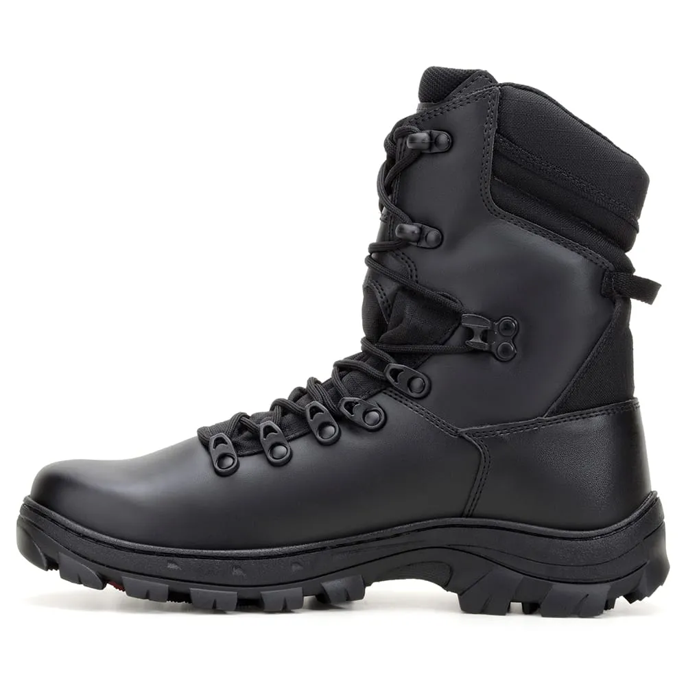Tactical Boots Action Black Synthetic Microfiber Lace