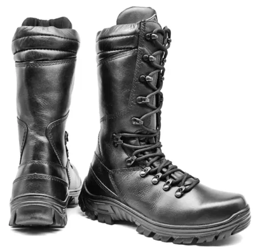 Tactical Boots Black Leather Military Outdoor Combat