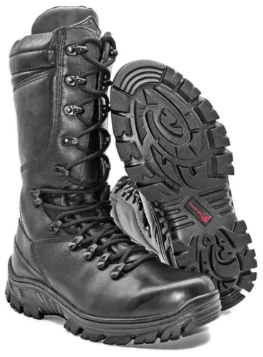 Tactical Boots Black Leather Military Outdoor Combat