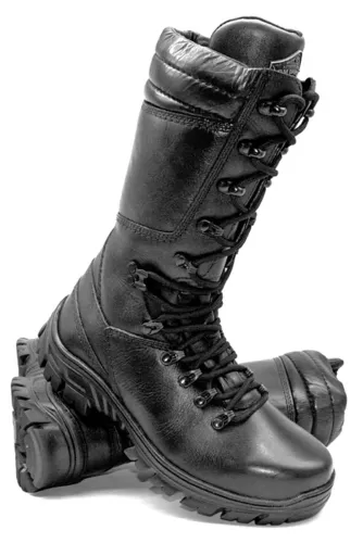 Tactical Boots Black Leather Military Outdoor Combat