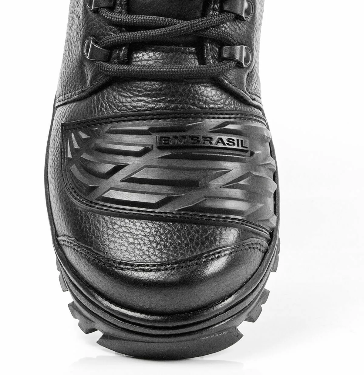 Tactical Boots Black Leather Motorcycle Lace Up Military Combat