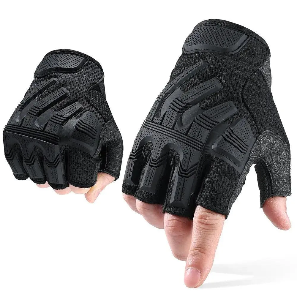 Tactical Full Finger Gloves Touch Screen Army Military Paintball Airsoft Combat Shooting Rubber Protective Anti-skid Men Women
