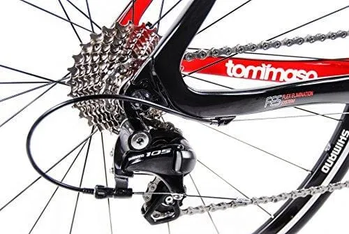 Tommaso Corvo Carbon Fiber Endurance Road Bike, Shimano 105, Shimano RS10 Wheels - Small