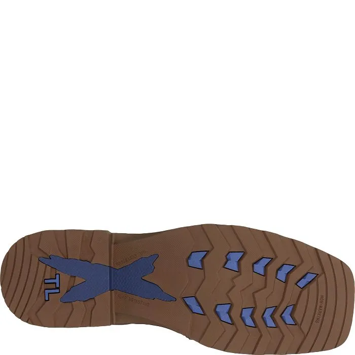 Tony Lama High Range Brown Pecan 8" Waterproof Comp Toe Work Boot