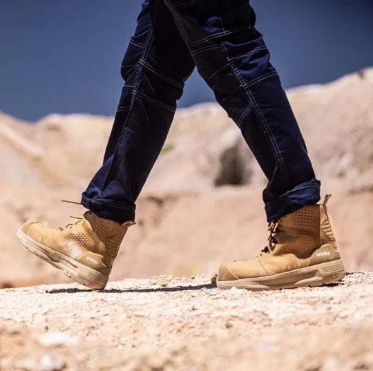 UVEX 3 X-Flow Tan Work Boot Wheat