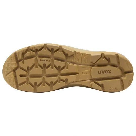 UVEX 3 X-Flow Tan Work Boot Wheat