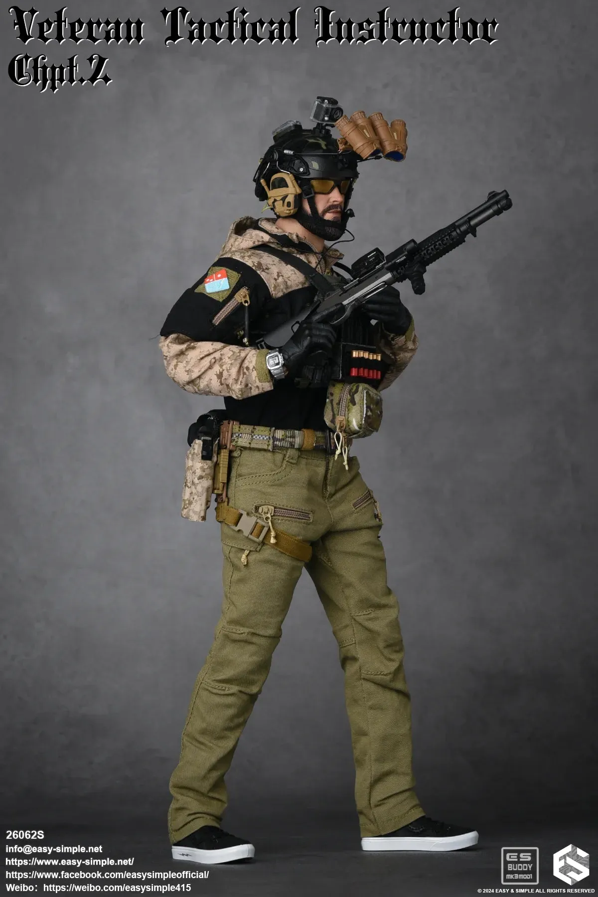 Veteran Tactical Instructor Z - AOR1 Camo Gryphon Combat Jacket