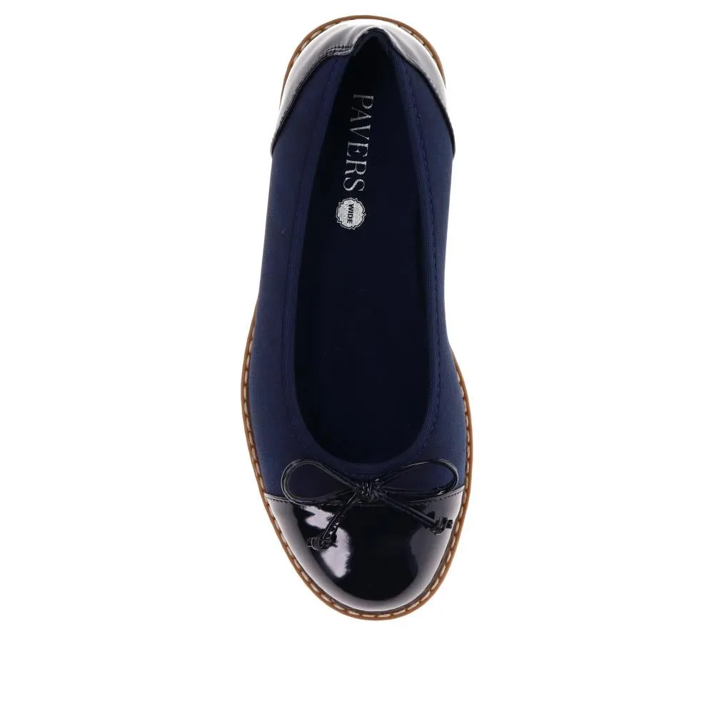 Wide-Fit Bow-Detailed Pumps - WBINS40245 / 326 526