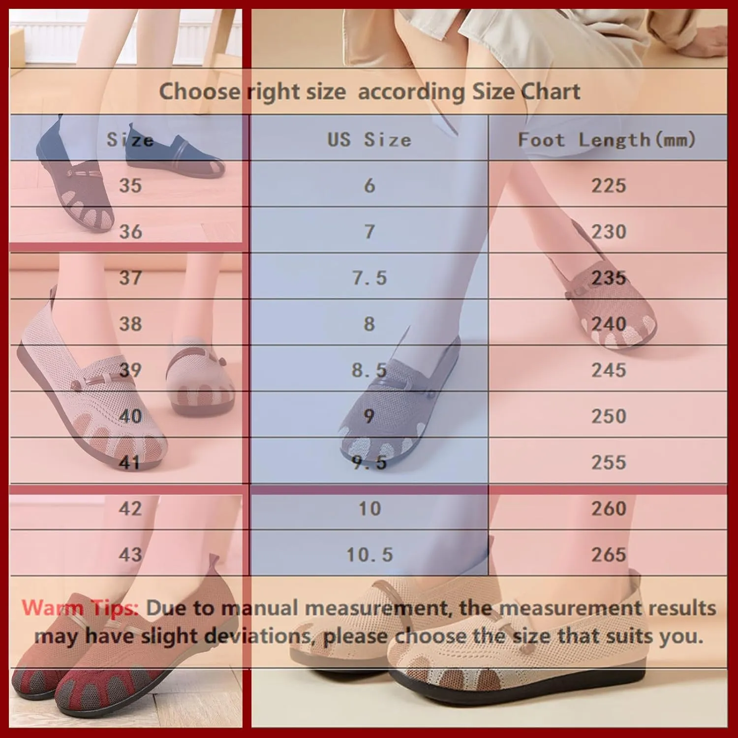 Women's Orthopedic Slip-On Shoes Loafer Comfortable & Breathable Woven Sneakers with Arch Support, Casual Walking, Work & Outdoor Shoes for Nurses