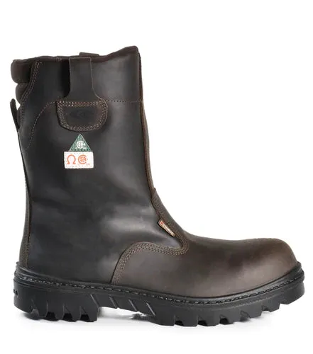 Work Boots - Cofra Roughneck 9" Metal-Free Nubuck Leather Work Boots, C26881-12