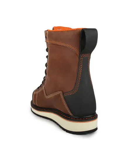 Work Boots - STC Blacksmith 8" Leather Work Boots, S29057-12