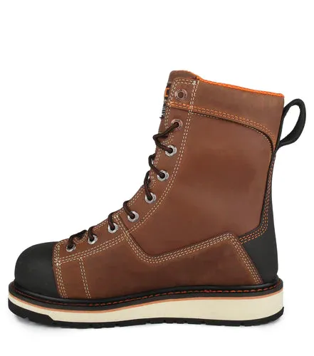 Work Boots - STC Blacksmith 8" Leather Work Boots, S29057-12